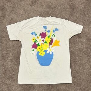 Obey floral tee sz:small